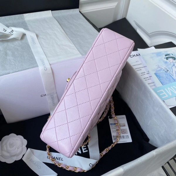 CHANEL FLAP BAG-15.5-25.5-6.5cm Comfortable 573 - Image 6