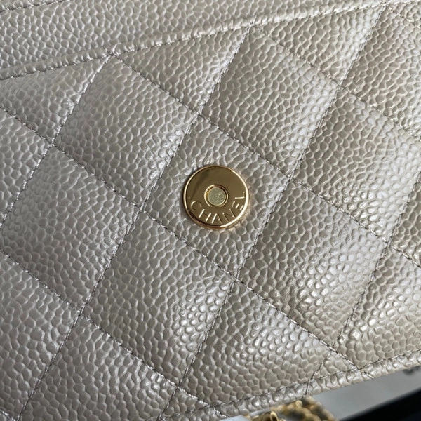 Fashionable CHANEL CHAIN WALLET CAVIAR NEW EDITION 1348 - Image 6