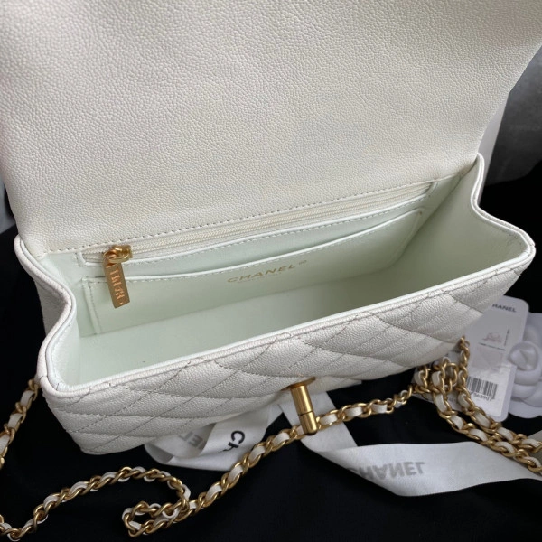 HighQuality CHANEL MINI FLAP BAG WITH TOP HANDLE 1015 - Image 10