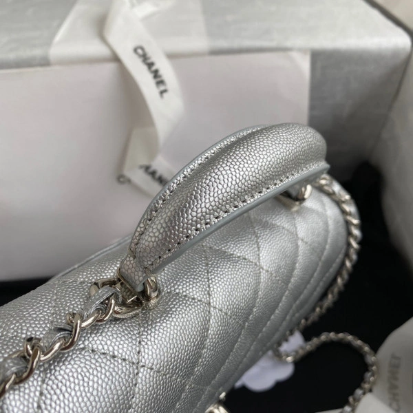 CHANEL MINI FLAP BAG WITH TOP HANDLE WellDesigned 1017 - Image 9