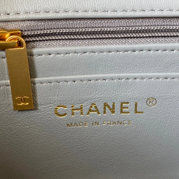 CHANEL MINI FLAP BAG WITH TOP HANDLE AllSeason 1016 - Image 9