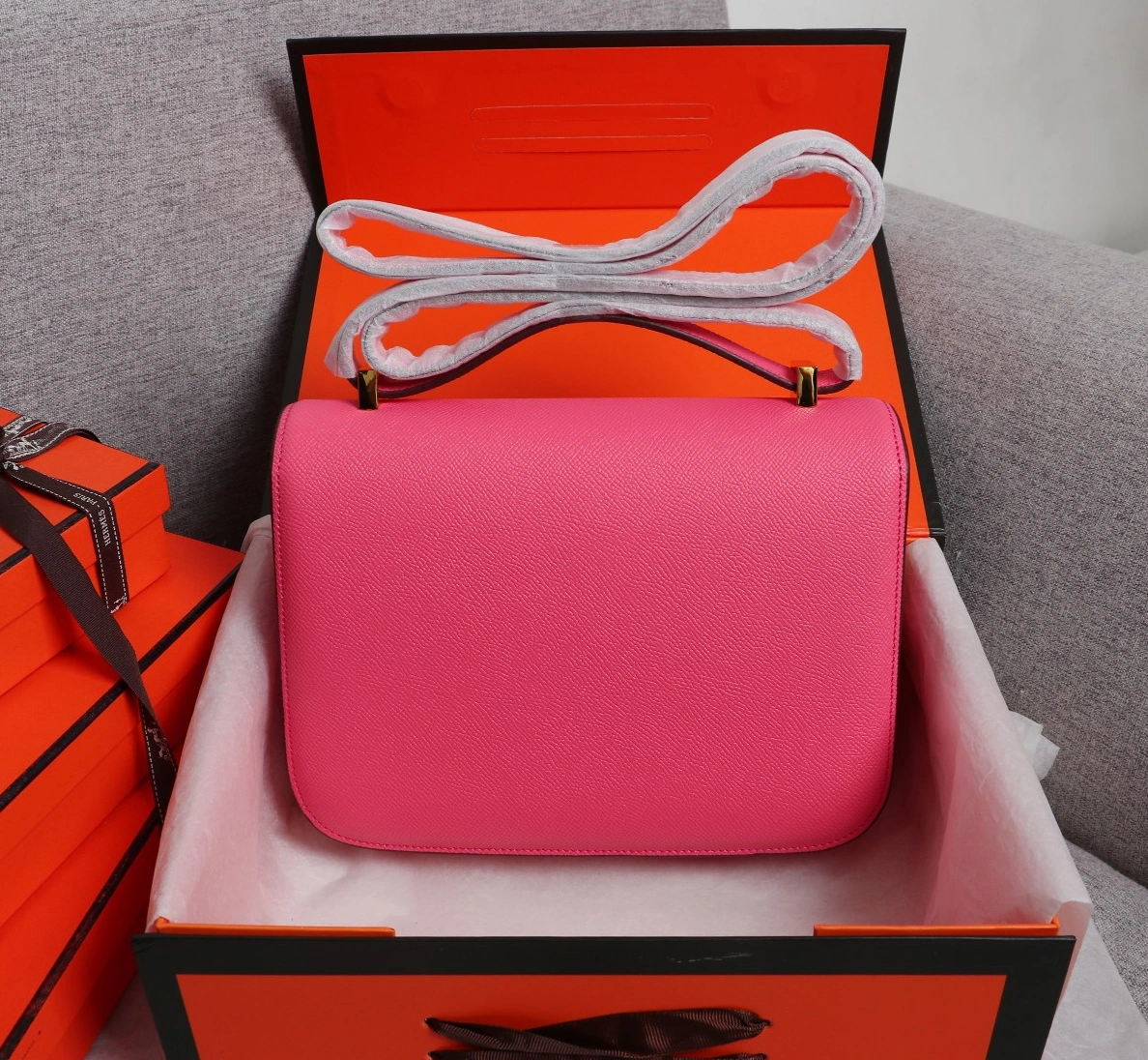 Affordable 5614 Hermes AAA Quality Messenger Bags For Women - Image 3