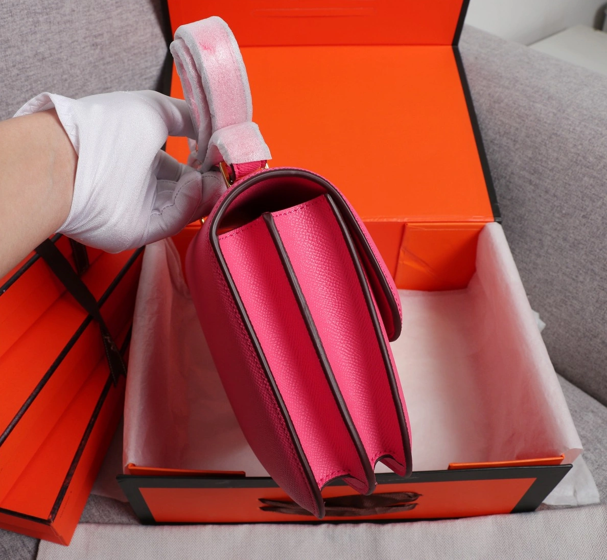 Affordable 5614 Hermes AAA Quality Messenger Bags For Women - Image 4