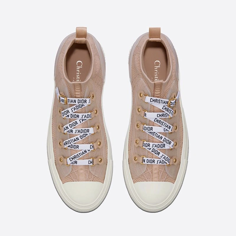 AllSeason 5092 Walk'n'Dior Sneakers Women Cannage Technical Mesh Apricot - Image 3