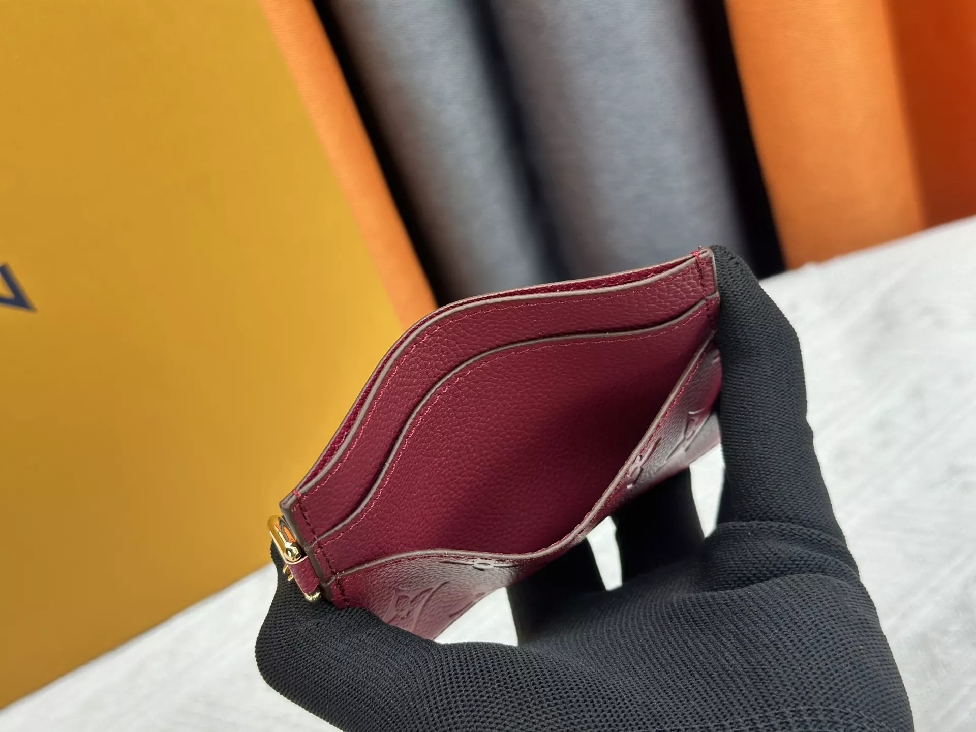 Bold 7596 Louis Vuitton LV Card Case For Women - Image 6