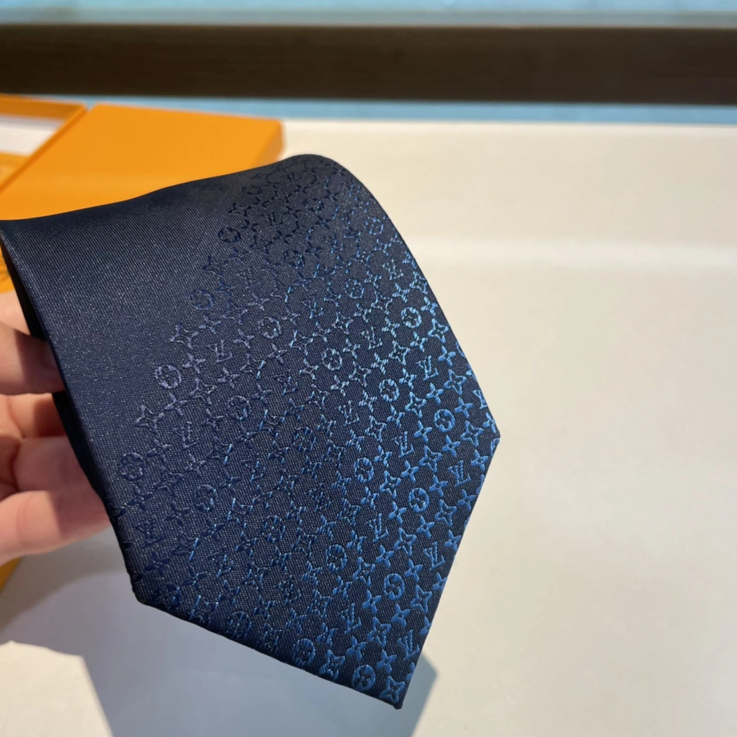 Breathable 9597 Louis Vuitton LV Necktie For Men - Image 4