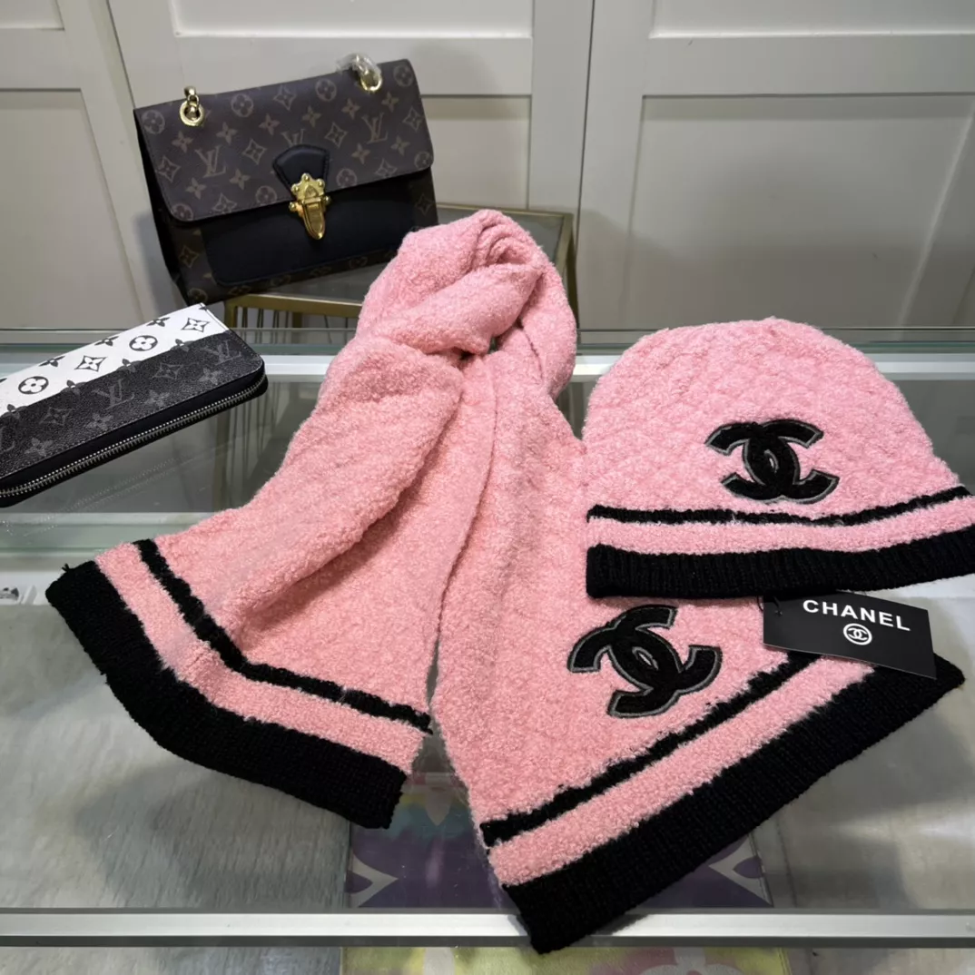 Chanel Hat and Scarf Set Affordable 8448