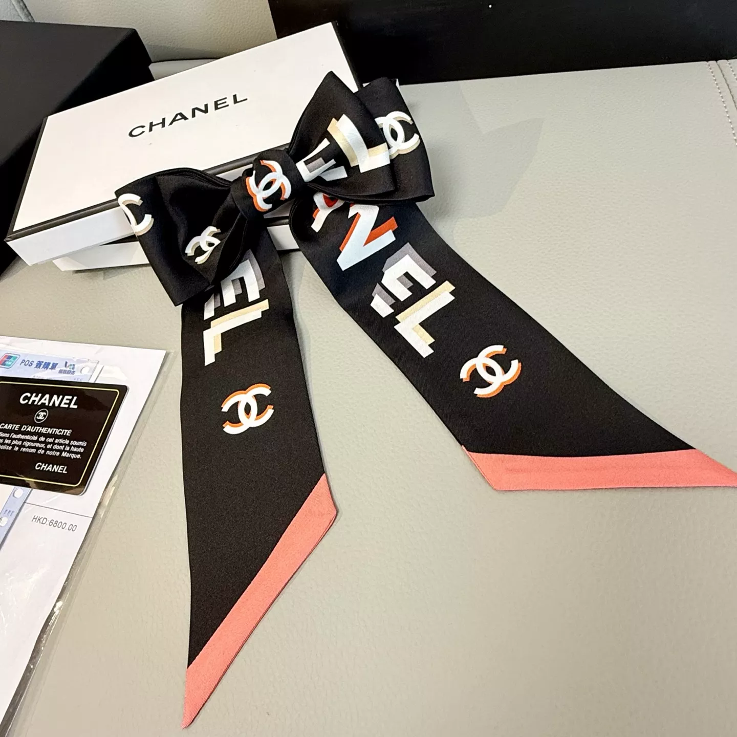 Chanel Silk Scarf NewStyle 3702 - Image 4