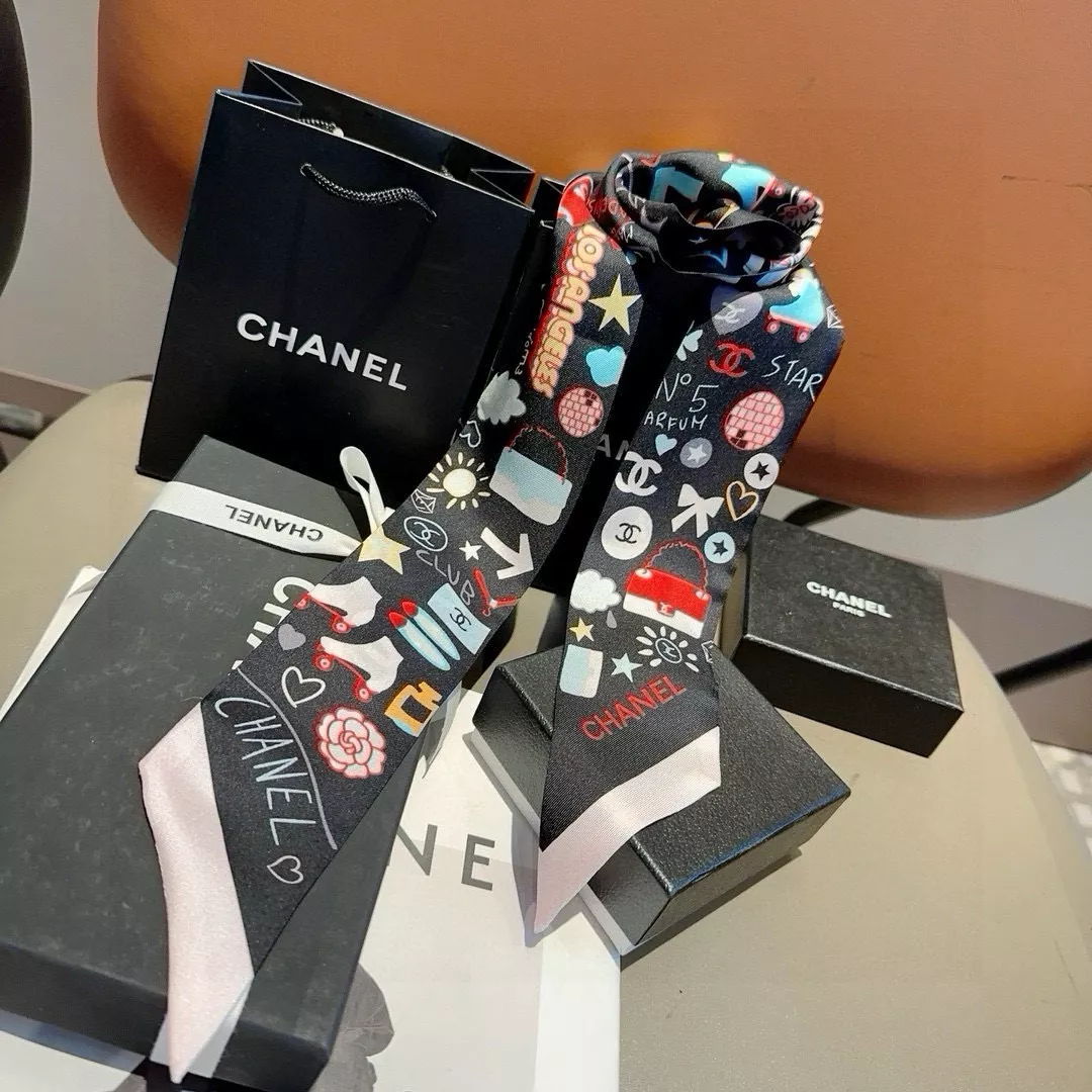Chanel Silk Scarf Soft 6797