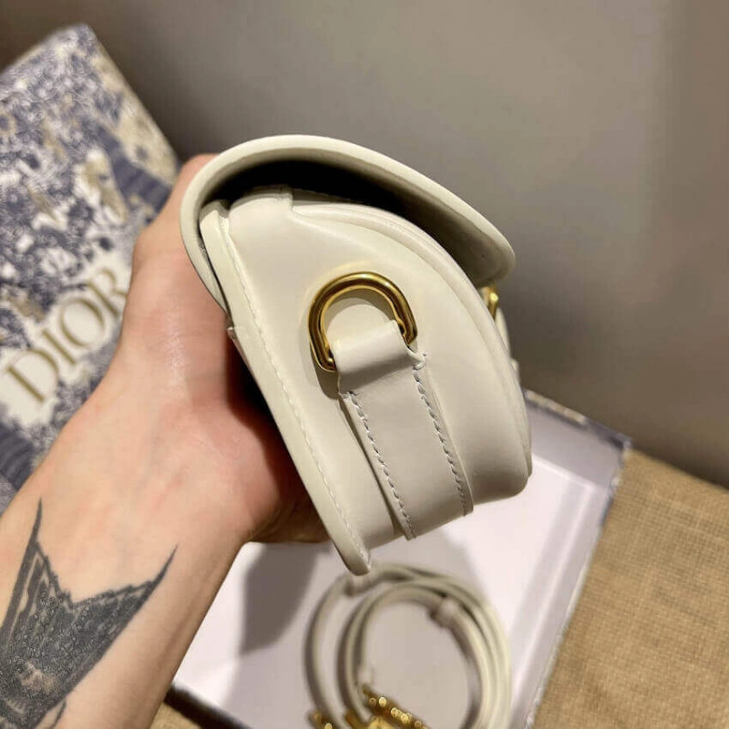 Internal Christian Dior Bobby East-West Bag M9327 in White Box Calfskin - Image 5