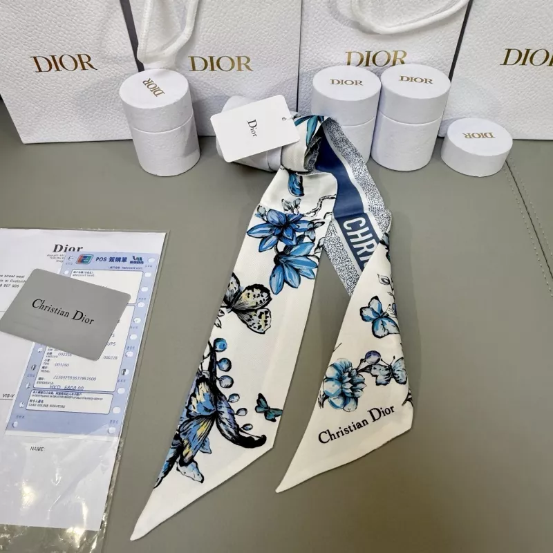 Christian Dior Silk Scarf Classic 6395 - Image 3