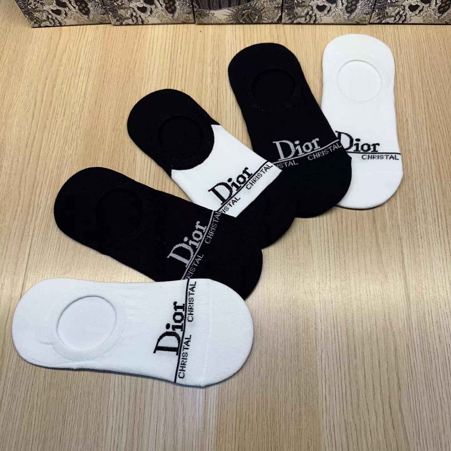 Christian Dior Socks For Women Fashionable 8693 - Image 5