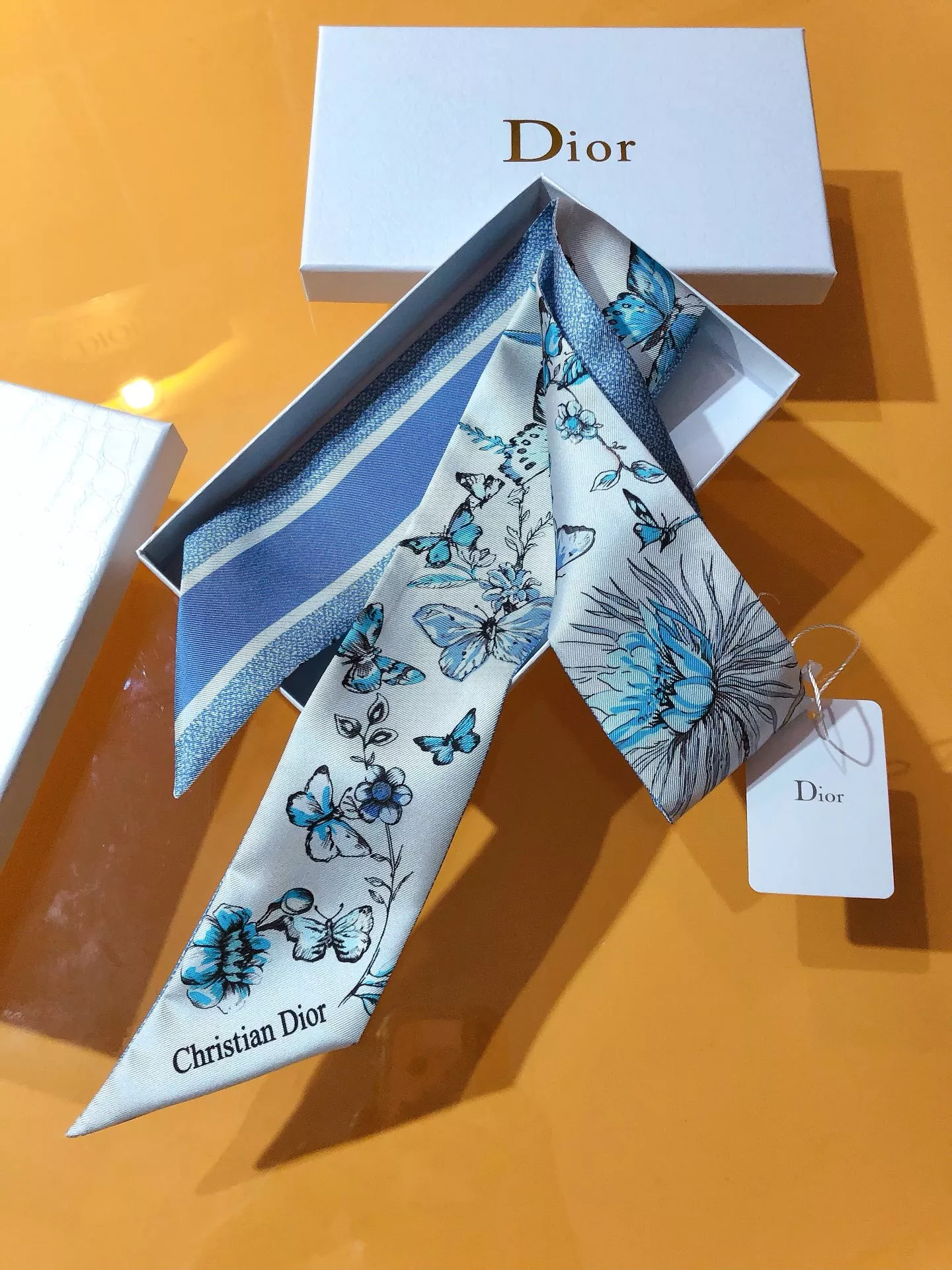 Comfortable 2113 Christian Dior Silk Scarf