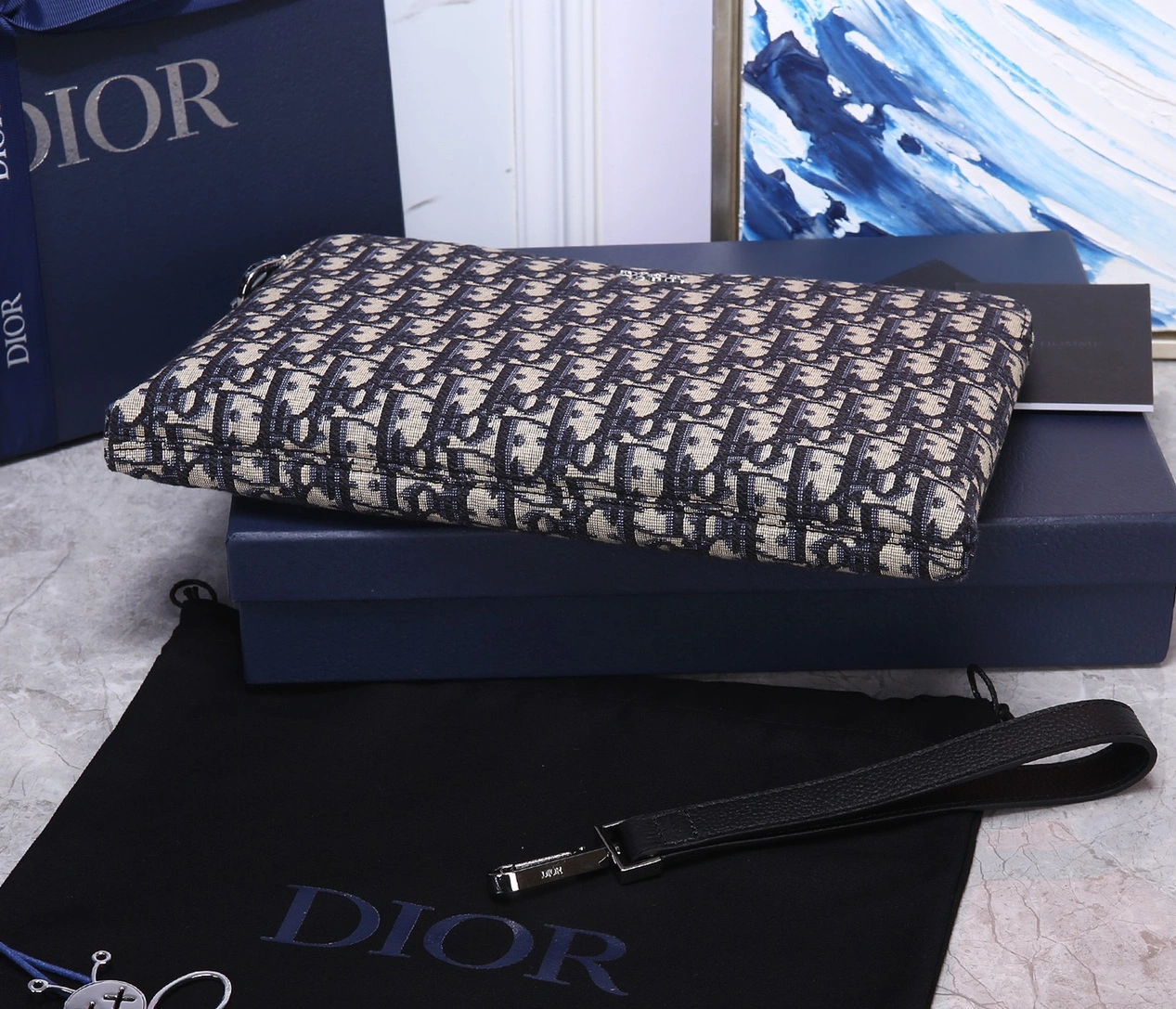 Compact 3686 Christian Dior AAA Man Wallets - Image 4