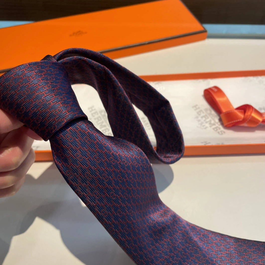 Cozy 6357 Hermes Necktie For Men - Image 3