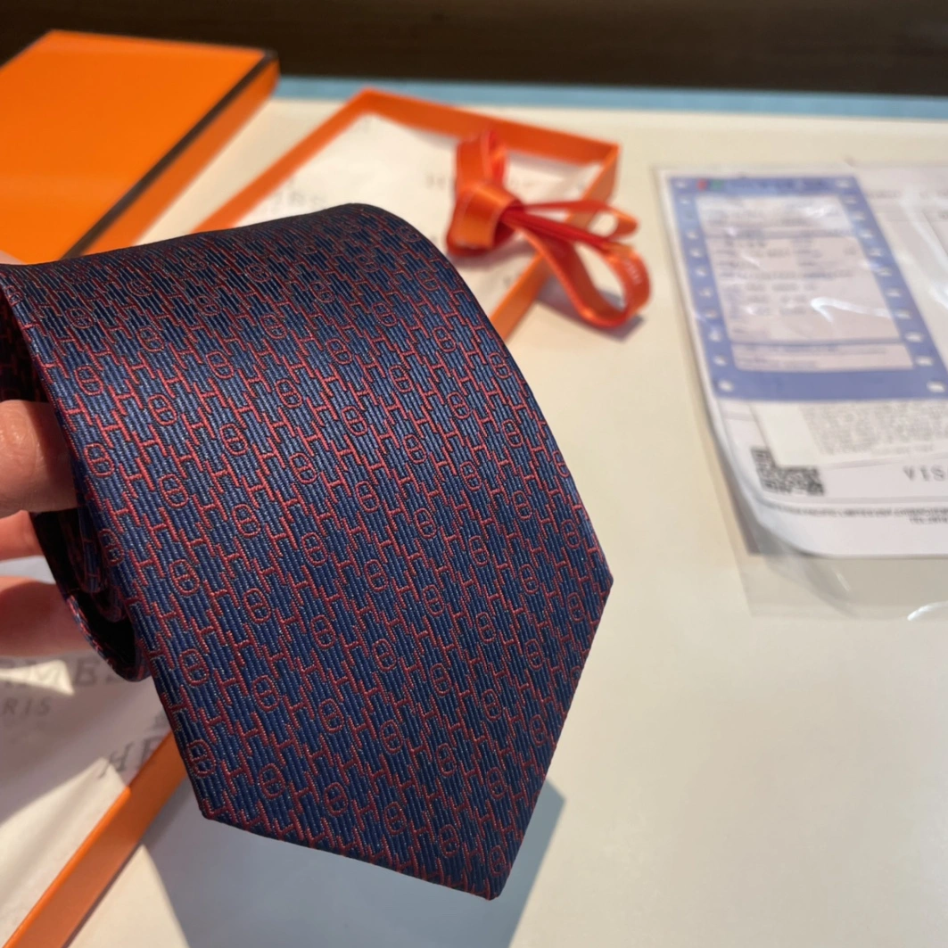 Cozy 6357 Hermes Necktie For Men - Image 4