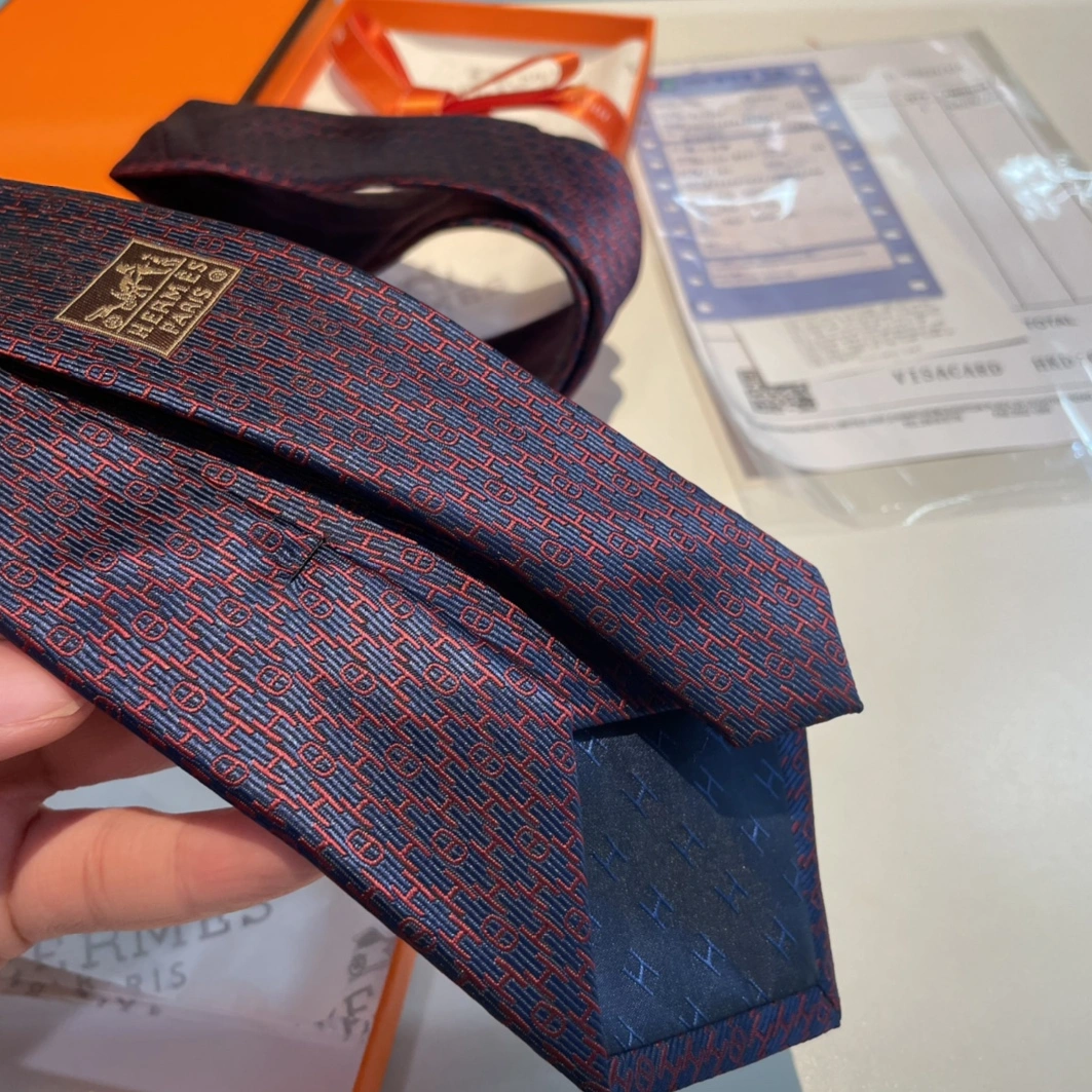Cozy 6357 Hermes Necktie For Men - Image 5