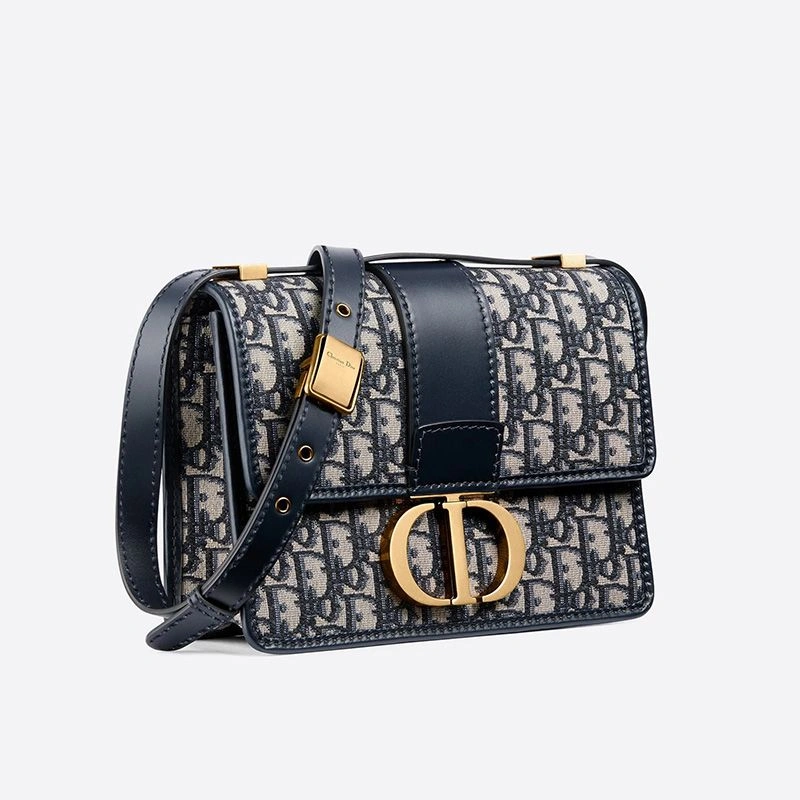 Dior 30 Montaigne Bag In Oblique Motif Canvas Blue GoAnywhere 2933 - Image 3