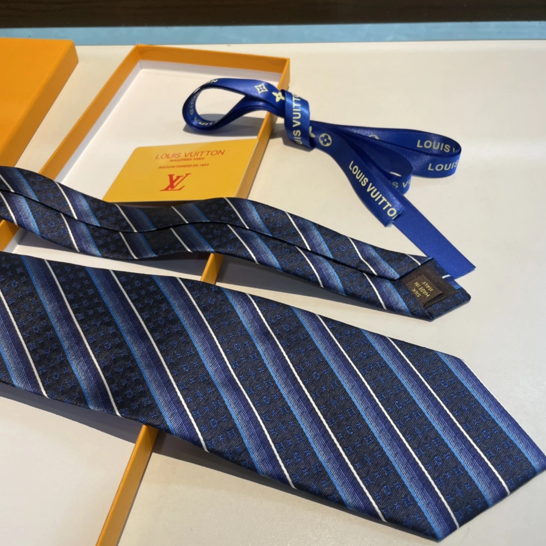 Durable 7535 Louis Vuitton LV Necktie For Men - Image 6