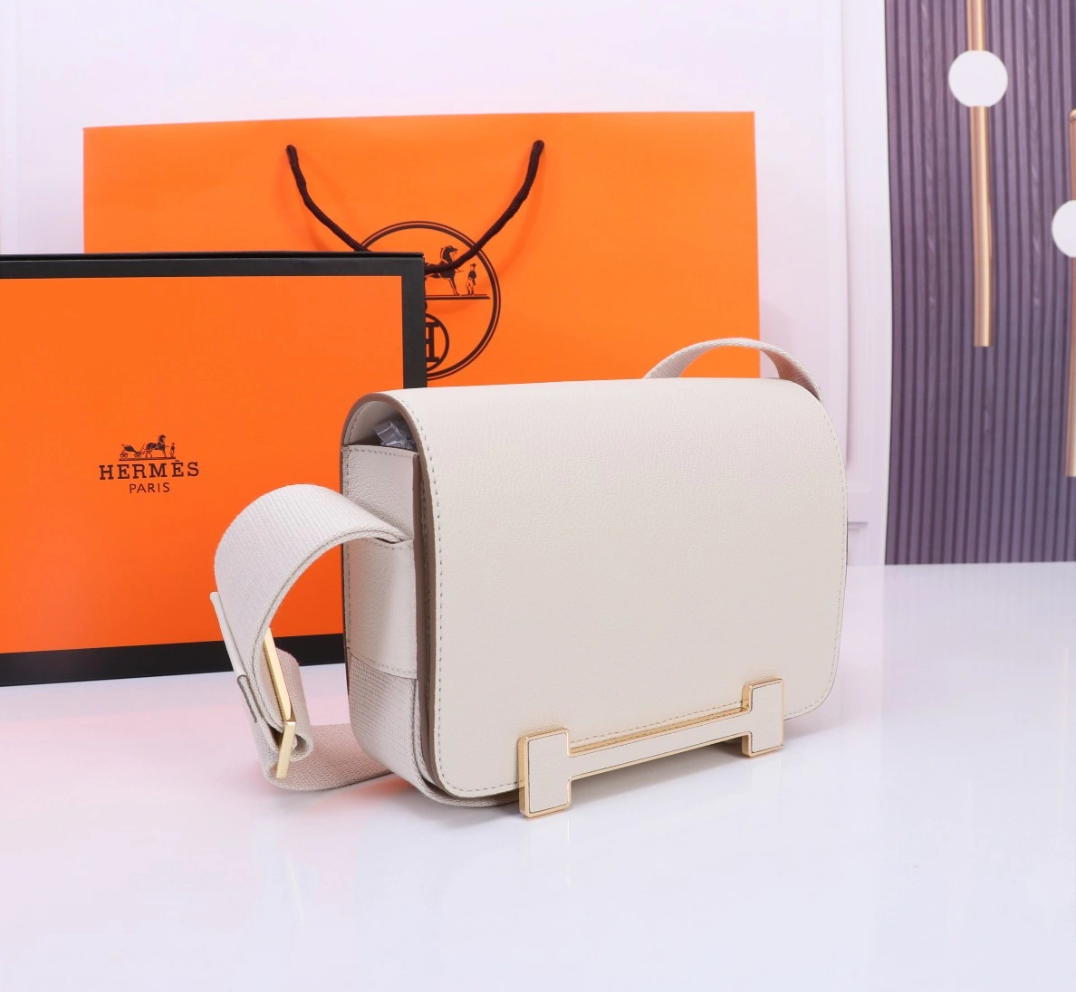 Durable 7781 Hermes AAA Quality Messenger Bags For Women