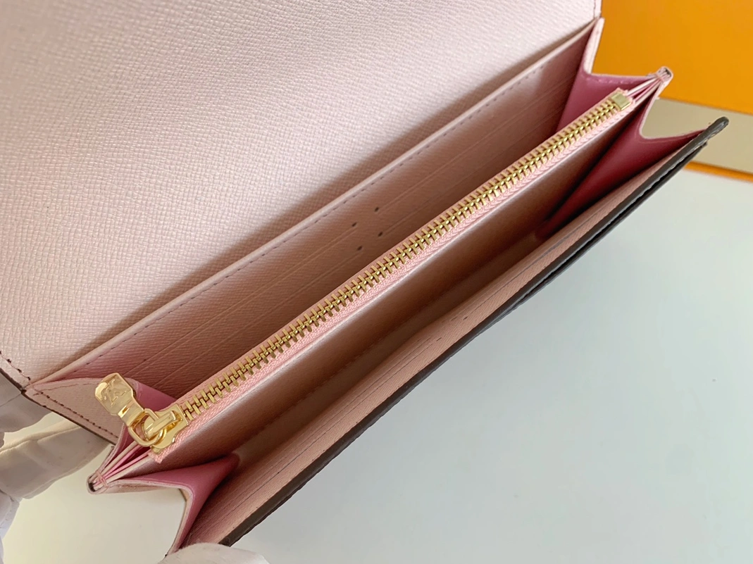 Efficient 3074 Louis Vuitton LV Wallets In Pink For Women - Image 5