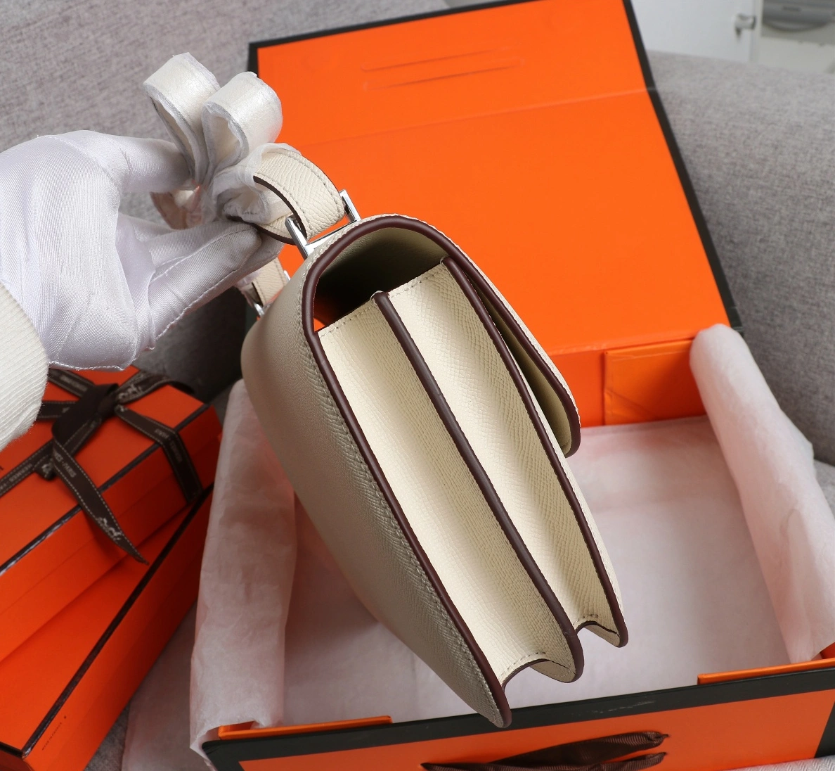 Flexible 1639 Hermes AAA Quality Messenger Bags For Women - Image 4