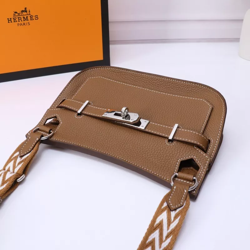 Hermes AAA Quality Messenger Bags In Brown For Unisex Soft 5692 - Image 6