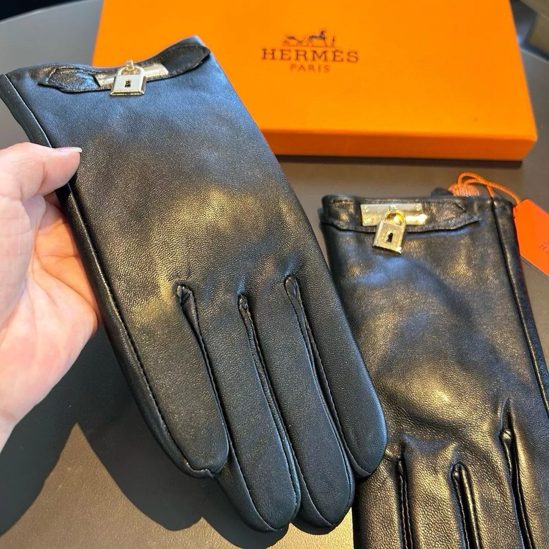 Hermes Gloves For Women Breathable 864 - Image 7