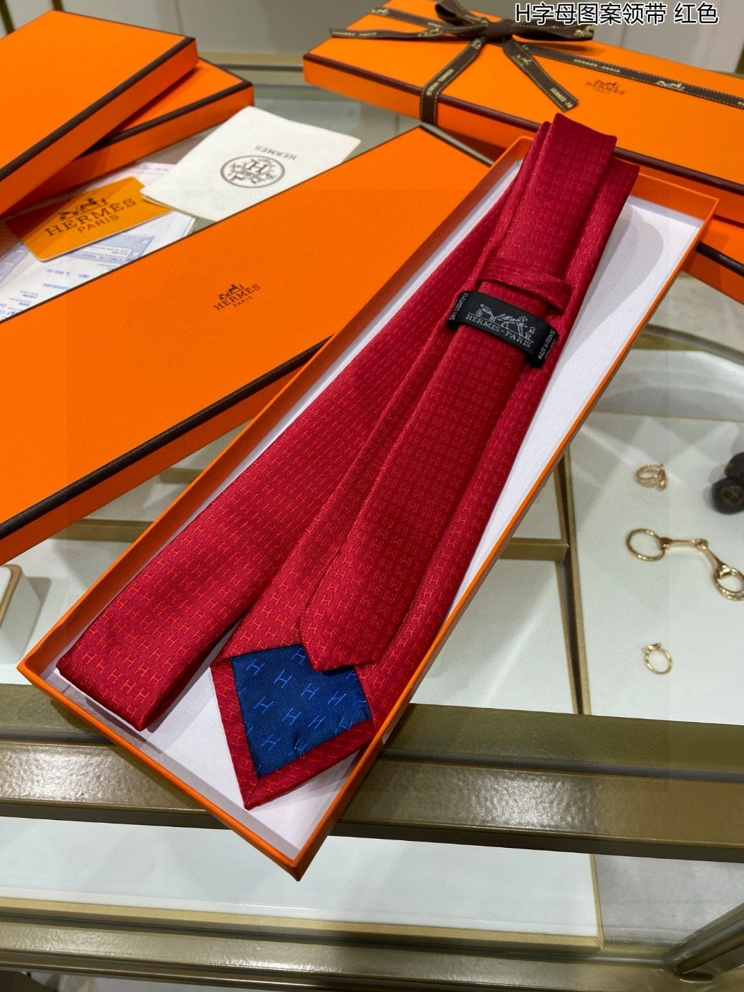 Hermes Necktie AllSeason 4975 - Image 3