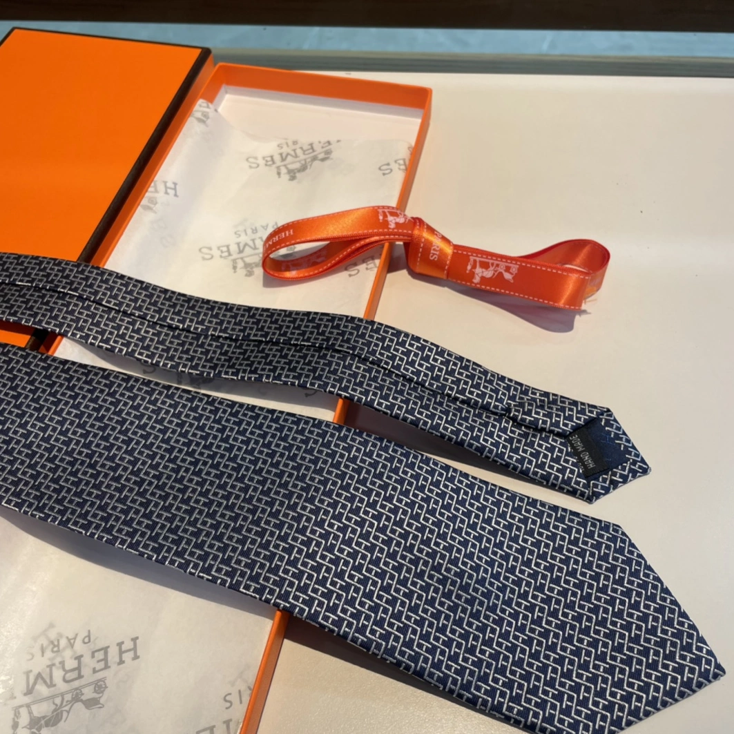 Hermes Necktie For Men Functional 8552 - Image 5