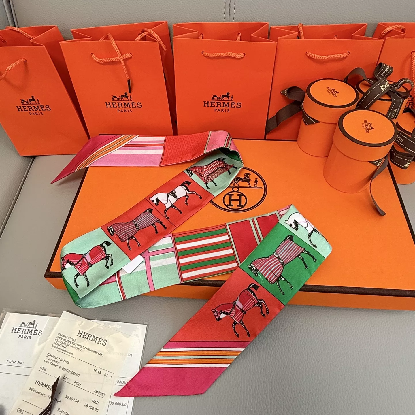 Hermes Silk Scarf Timeless 9762