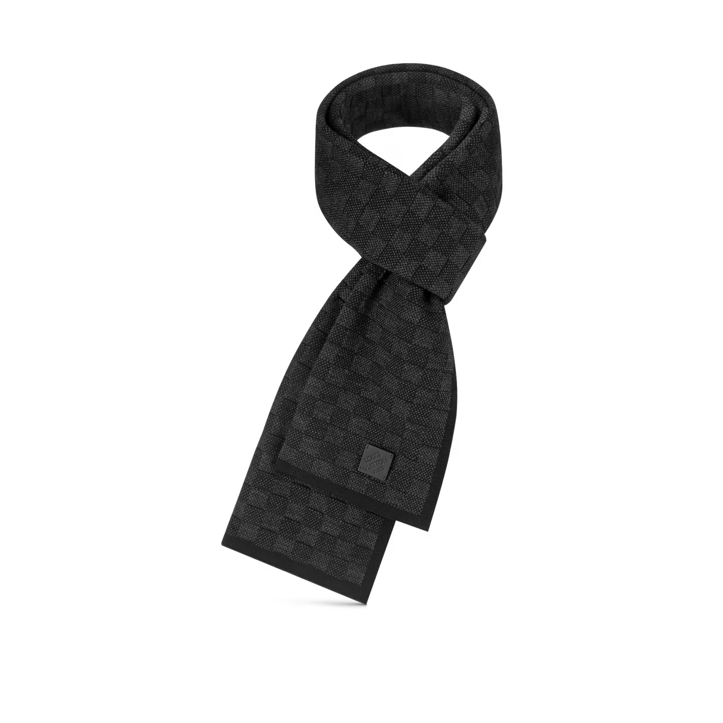 Louis Vuitton Anthracite M77988 Néo Petit Damier Scarf - Image 5