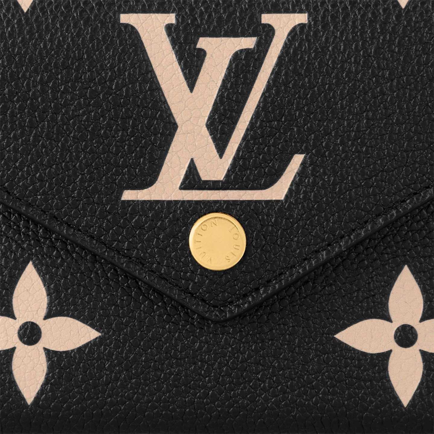 Louis Vuitton Black Beige M80968 Victorine Wallet - Image 5