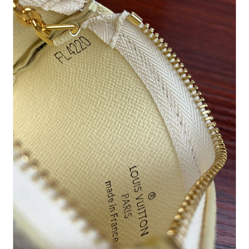 Key ring Louis Vuitton Damier Azur Key Pouch - Image 7