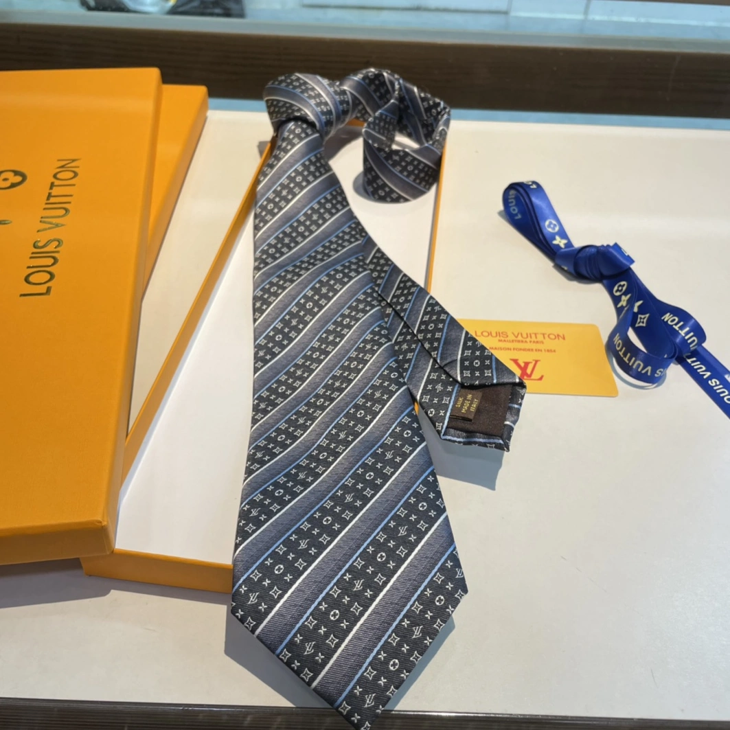 Louis Vuitton LV Necktie For Men Vibrant 7111