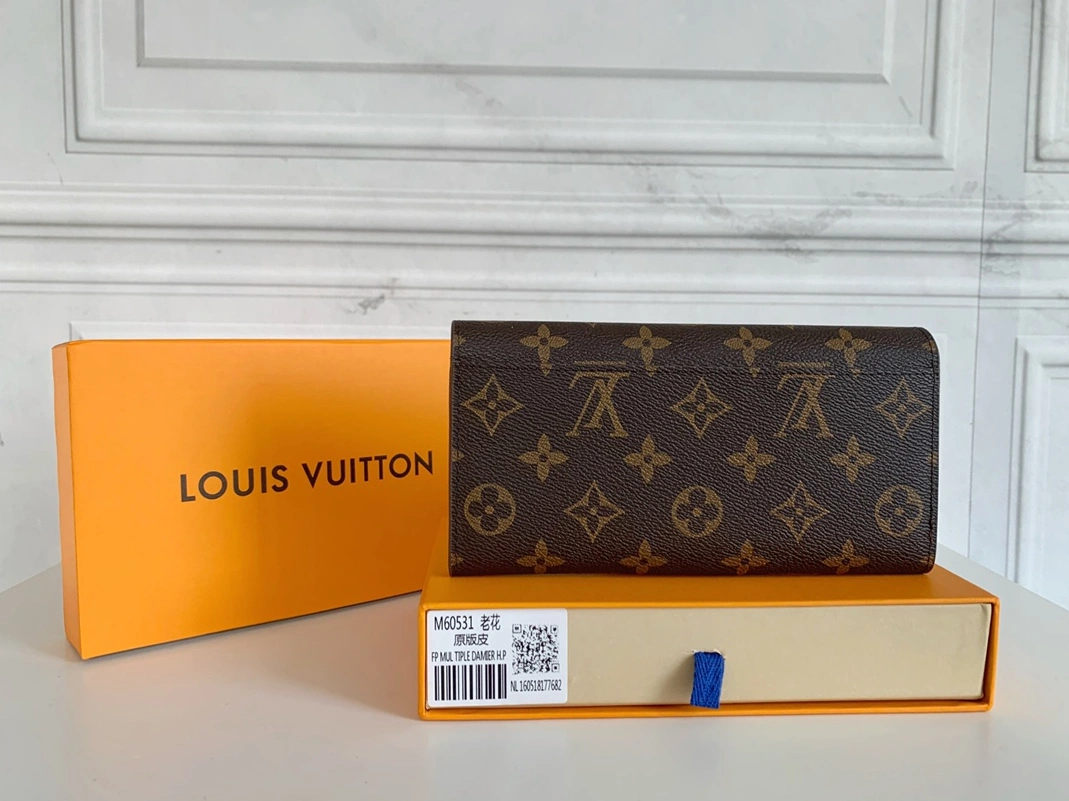 Louis Vuitton LV Wallets In Coffee For Women Lightweight 2718