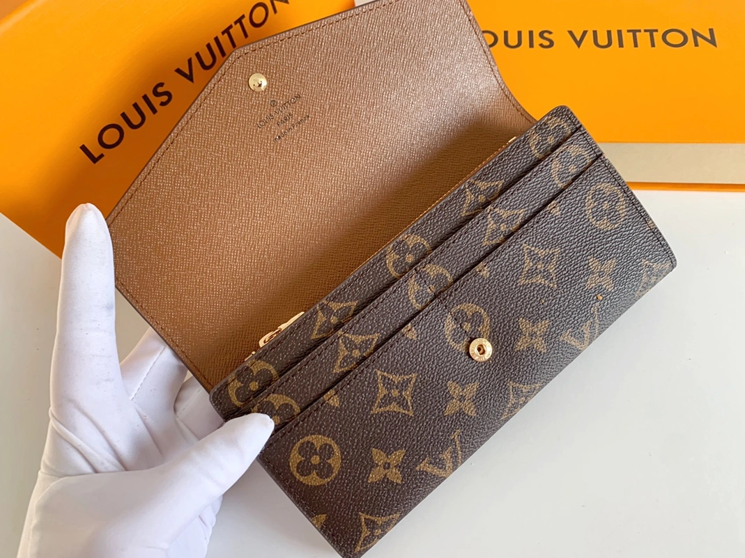 Louis Vuitton LV Wallets In Coffee For Women Lightweight 2718 - Image 3