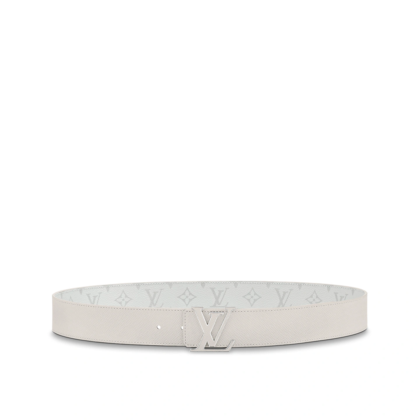 Louis Vuitton M0158U White LV Initiales 40mm Reversible Belt - Image 4
