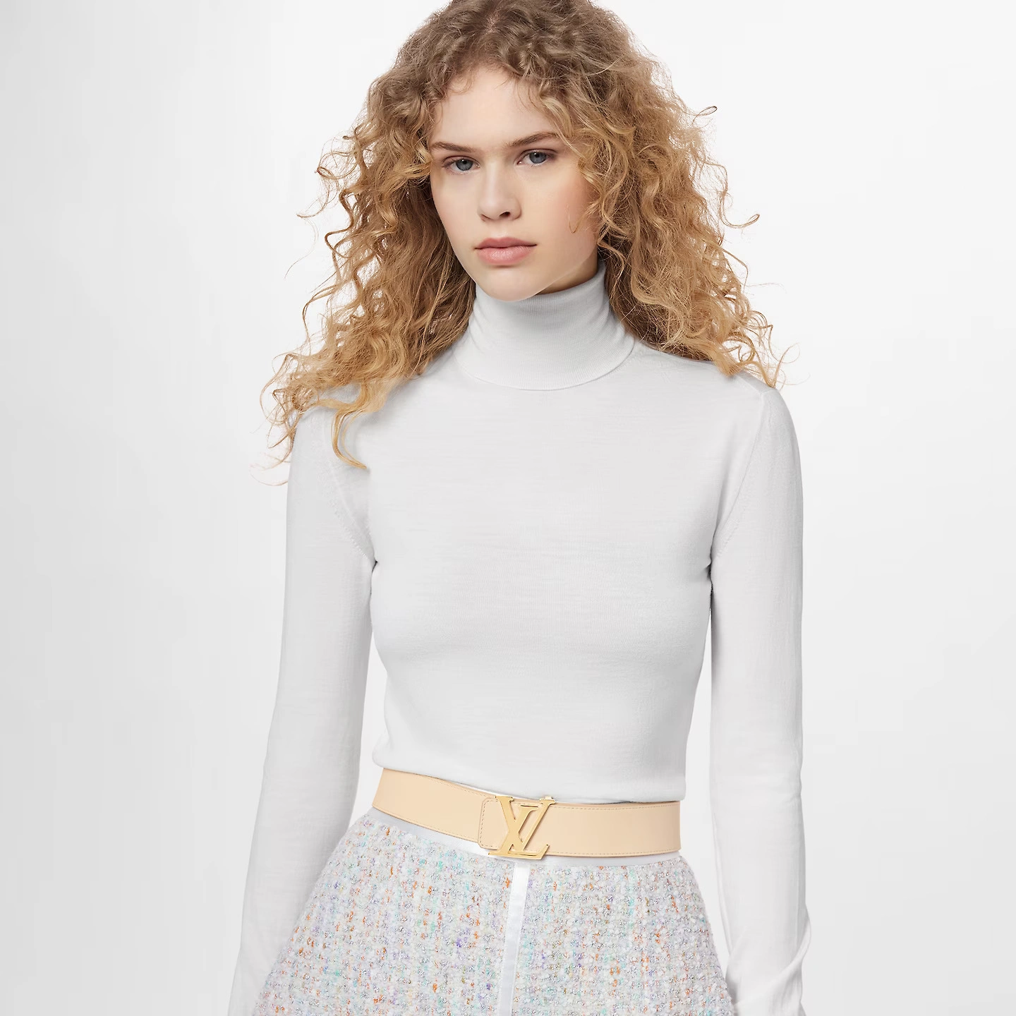 Louis Vuitton M0569S Damier azur LV Initiales 40mm Reversible Belt - Image 3