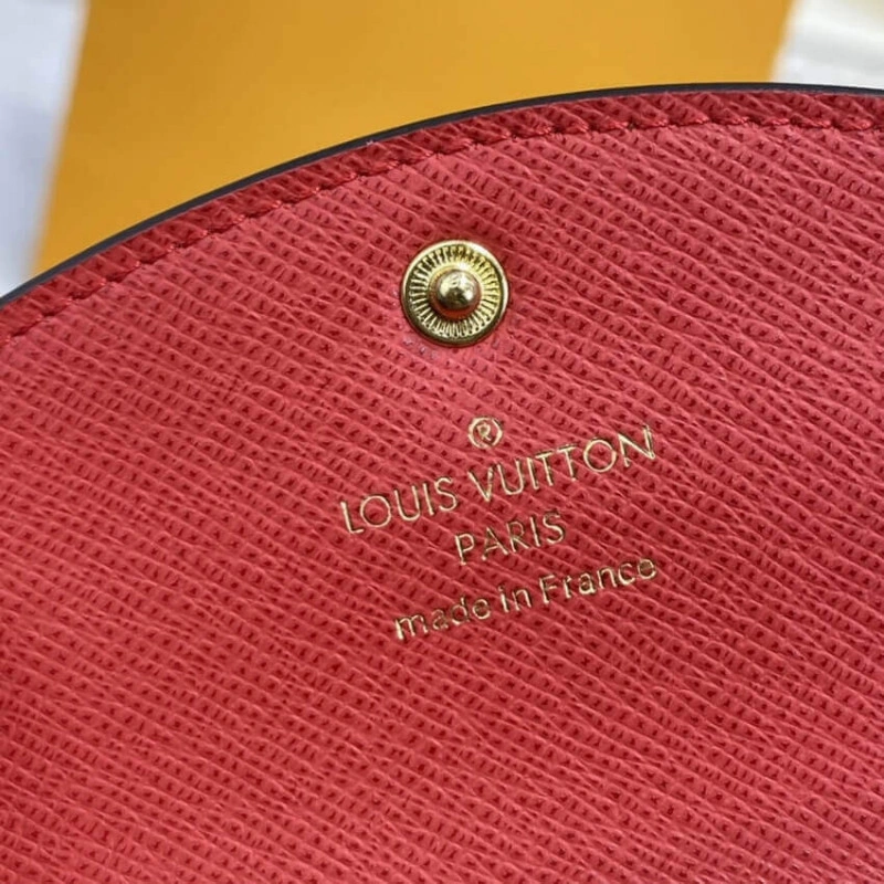 11 x 8 x Louis Vuitton Monogram Canvas Rosalie Coin Purse Red - Image 7
