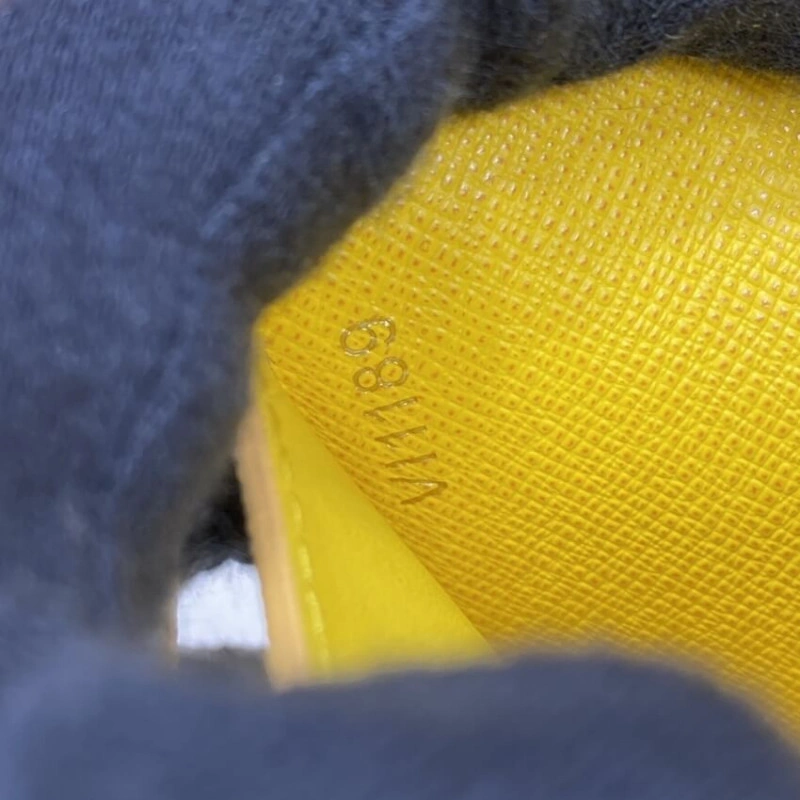 12 x 9.5 Louis Vuitton Monogram Canvas Victorine Wallet Yellow - Image 9