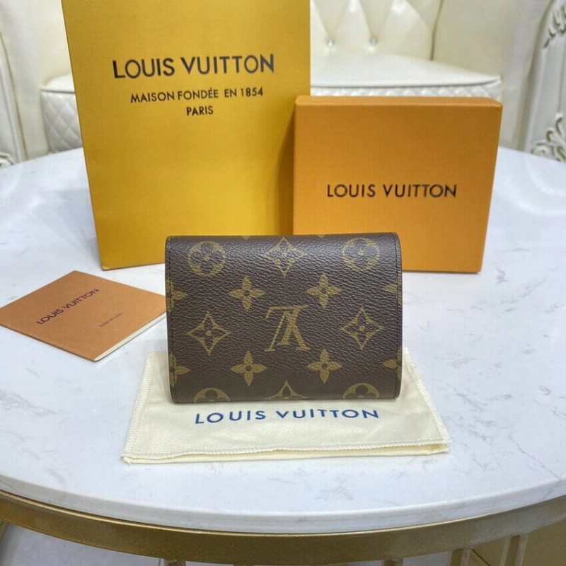 6 card sl Louis Vuitton Monogram Canvas Victorine Wallet - Image 4