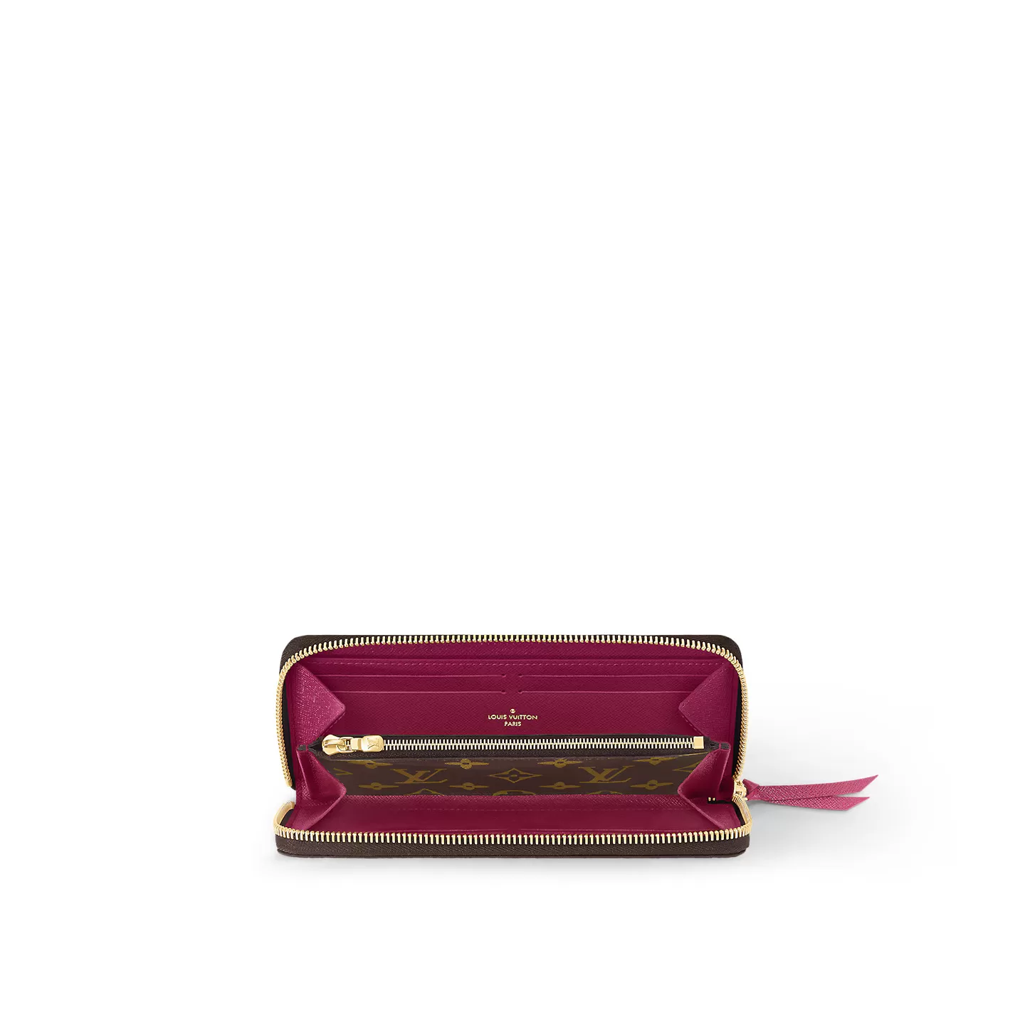 Louis Vuitton Monogram M60742 Clémence Wallet Fuchsia - Image 3