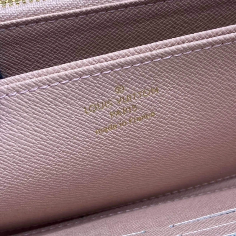 Open comp Louis Vuitton Zippy Wallet Mist Gray - Image 9