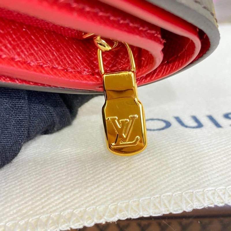 Goldcolor Louis Vuitton x Yayoi Kusama Lou Wallet M81981 - Image 6