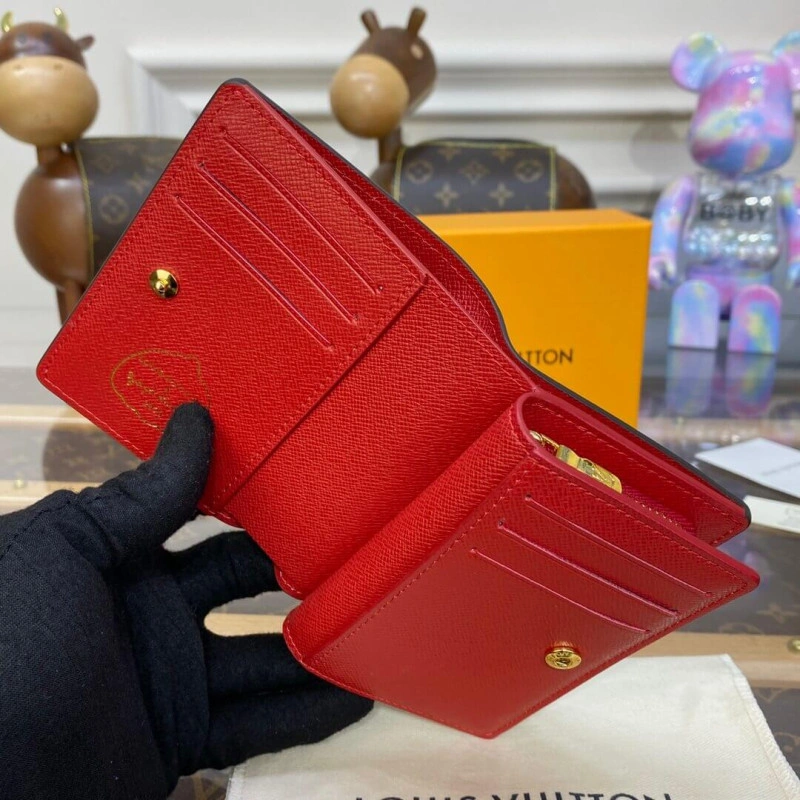 Goldcolor Louis Vuitton x Yayoi Kusama Lou Wallet M81981 - Image 10