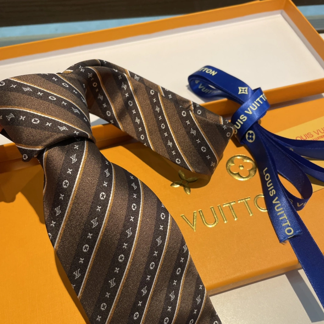 Minimalist 8362 Louis Vuitton LV Necktie For Men - Image 3