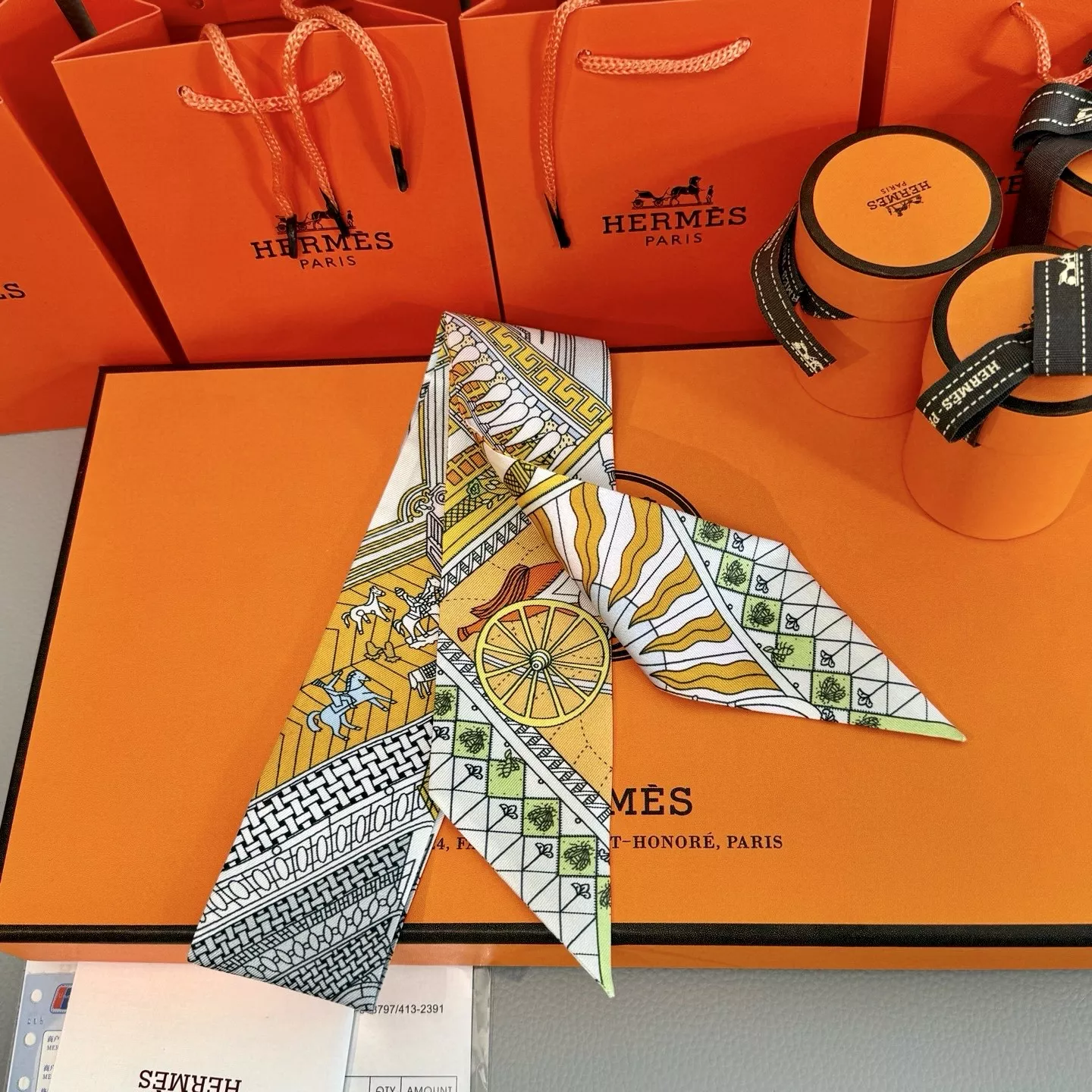 Popular 3491 Hermes Silk Scarf