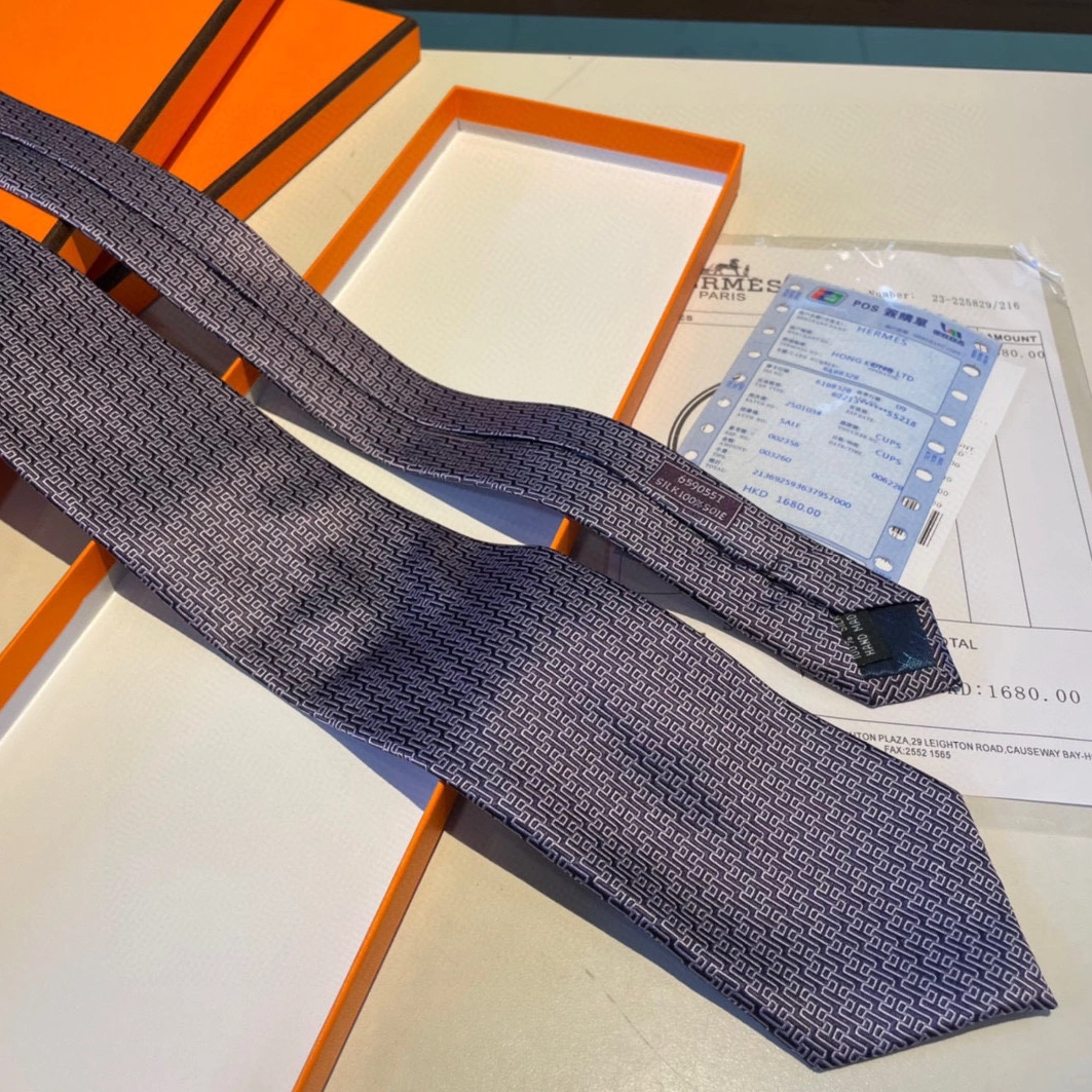Practical 9885 Hermes Necktie For Men - Image 5