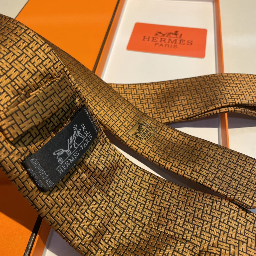 Refined 7367 Hermes Necktie For Men - Image 5